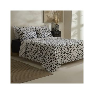 Karaca Home Amour Bliss %100 Pamuk Siyah Çift Kişilik Nevresim Takımı