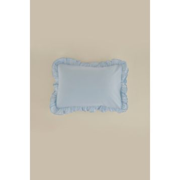 Karaca Home Basic 2'li Mavi Yastık Kılıfı