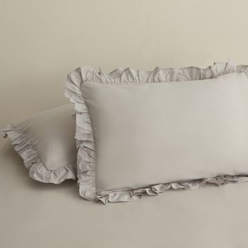 Karaca Home Basic Gri 2'li Yastık Kılıf