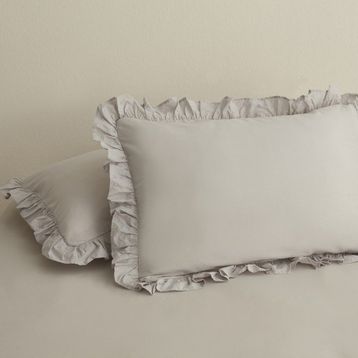 Karaca Home Basic Gri 2'li Yastık Kılıf