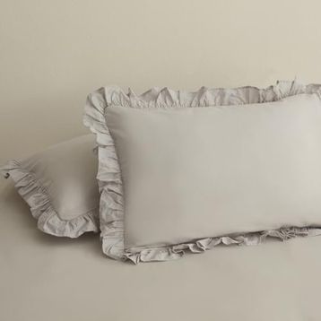 Karaca Home Basic Gri 2'li Yastık Kılıf
