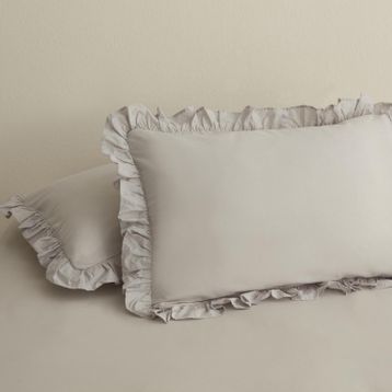 Karaca Home Basic Gri 2'li Yastık Kılıf