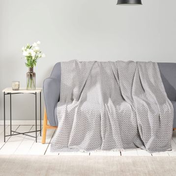 Karaca Home Bety Antrasit Tek Kişilik Koltuk Örtüsü Tv Battaniyesi