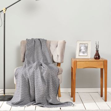 Karaca Home Bety Lacivert Throw 130x170 cm Koltuk Örtüsü