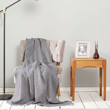 Karaca Home Bety Lacivert Throw 130x170 cm Koltuk Örtüsü