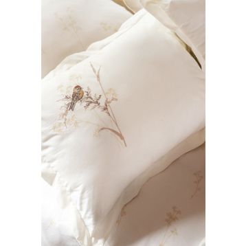 Karaca Home Birdy Kahve Çift Kişilik Çarşaf Set