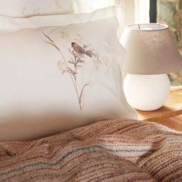 Karaca Home Birdy Kahve Çift Kişilik Çarşaf Set