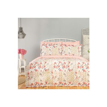 Karaca Home Bonita Pembe Pamuklu Çift Kişilik Complete Nevresim Takımı