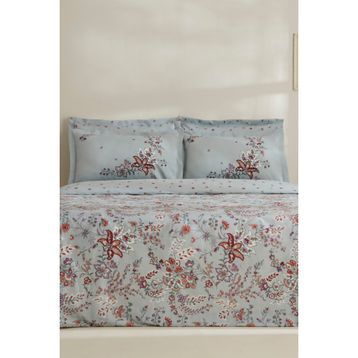 Karaca Home Bono Mint 200x220 cm Pamuk Çift Kişilik Nevresim Takımı