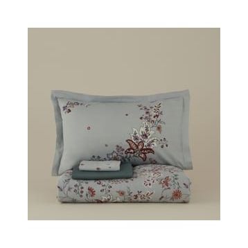 Karaca Home Bono Mint 200x220 cm Pamuk Çift Kişilik Nevresim Takımı