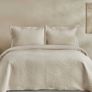 Karaca Home Breeze Soft Ekru Tek Kişilik Yatak Örtüsü Takımı