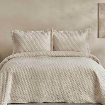 Karaca Home Breeze Soft Ekru Tek Kişilik Yatak Örtüsü Takımı