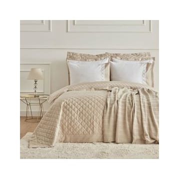 Karaca Home Bride Coll Nicole 10 Parça Bej Çeyiz Seti