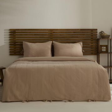 Karaca Home Carmine %100 Pamuk Pudra Çift Kişilik Nevresim Takımı