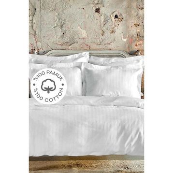 Karaca Home Charm Bold Beyaz Tek Kişilik Nevresim Takım