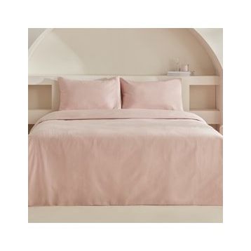 Karaca Home Charm Sion %100 Pamuk Pudra Jakarlı Saten King Size Nevresim Takımı