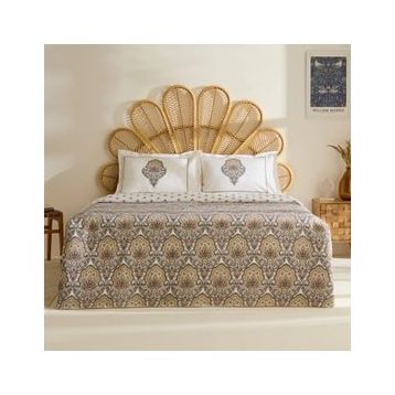Karaca Home Cherly %100 Pamuk Hardal Tek Kişilik Pike Takımı