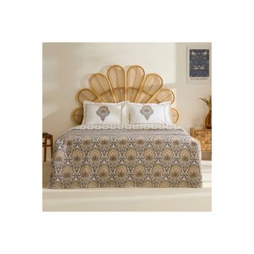 Karaca Home Cherly %100 Pamuk Hardal Tek Kişilik Pike Takımı