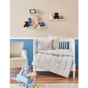 Karaca Home Cloudy Bej Bebek Uyku Seti