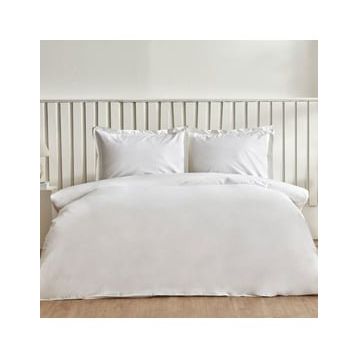 Karaca Home Cool Touch Basic King Kişilik Beyaz Nevresim Takımı
