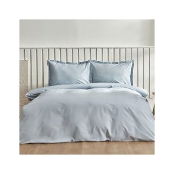 Karaca Home Cool Touch Stripe Çift Kişilik Mavi Nevresim Takımı
