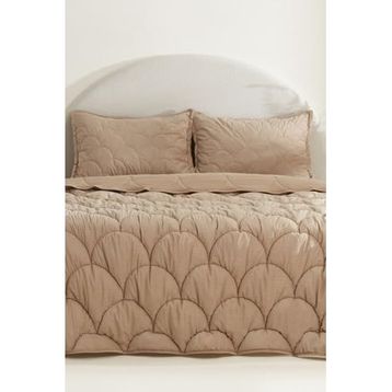 Karaca Home Cowrie Bej Çift Kişilik Luxury Comfort Uyku Seti