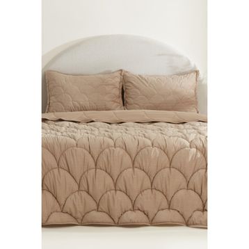Karaca Home Cowrie Bej Çift Kişilik Luxury Comfort Uyku Seti