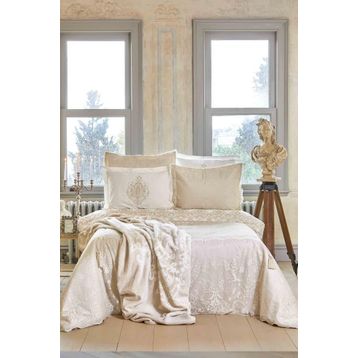 Karaca Home Desire Bej 10 Parça Çeyiz Seti