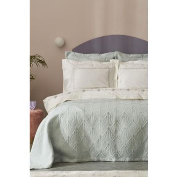 Karaca Home Diamond Mavi Çift Kişilik Düet Set