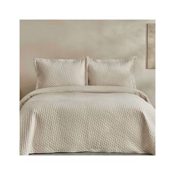 Karaca Home Ekru Breeze Soft Tek Kişilik Yatak Örtüsü