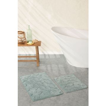Karaca Home Elegant 50x80 cm 50x40 cm Mint Paspas Set