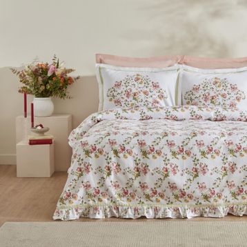 Karaca Home Emilie %100 Pamuk Pembe Çift Kişilik Pike Takımı