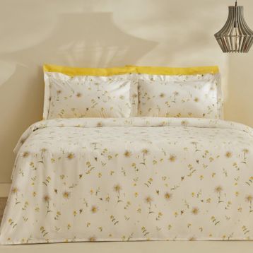 Karaca Home Emma %100 Pamuk Sarı Tek Kişilik Pike Takımı