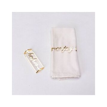 Karaca Home Enjoy 2'li Peçete Yüzüğü