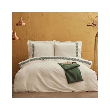 Karaca Home Firenze %100 Pamuk Çift Kişilik Petrol Nevresim Takımı