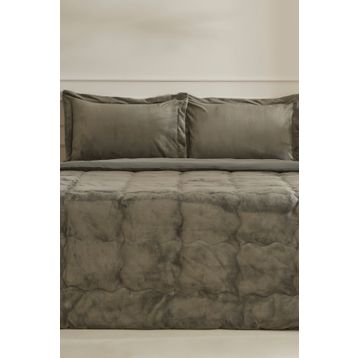 Karaca Home Flufy Tek Kişilik Soft Dream Haki Comfort Uyku Seti