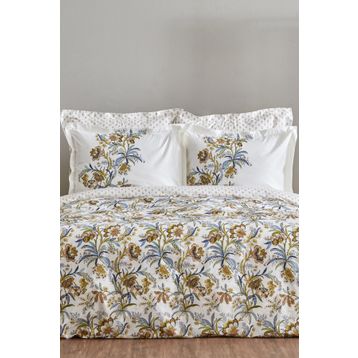 Karaca Home Indra %100 Pamuk Çift Kişilik Sarı Nevresim Takımı