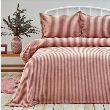 Karaca Home Joena Pudra Çift Yatak Örtüsü