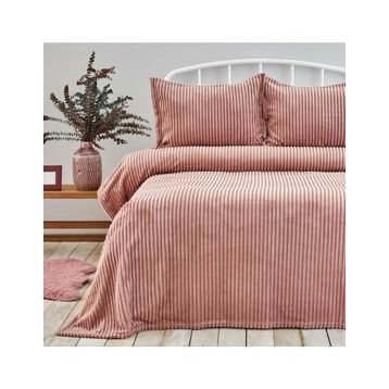 Karaca Home Joena Pudra Çift Yatak Örtüsü