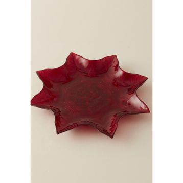 Karaca Home Kırmızı 32 cm New Year Yılbaşı Angelic Dekoratif Tabak