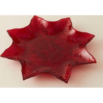 Karaca Home Kırmızı New Year Yılbaşı Angelic Dekoratif Tabak