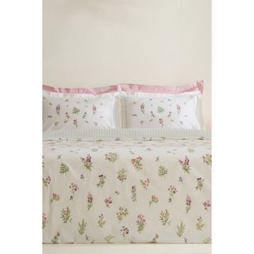 Karaca Home Le Mans %100 Pamuk Pembe Çift Kişilik Nevresim Takımı