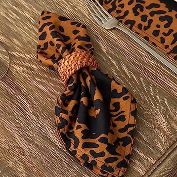 Karaca Home Leopard Desenli 40x40 cm 2'li Peçete