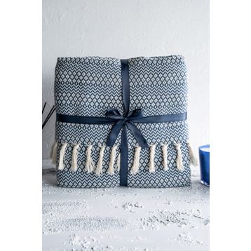 Karaca Home Levi Lacivert Çift Kişilik Pike