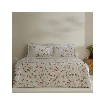 Karaca Home Lilian %100 Pamuk 120 Tel Çift Kişilik Saten Nevresim Takımı