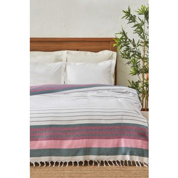 Karaca Home Luis Fuşya Çift Kişilik Peştamal Pike