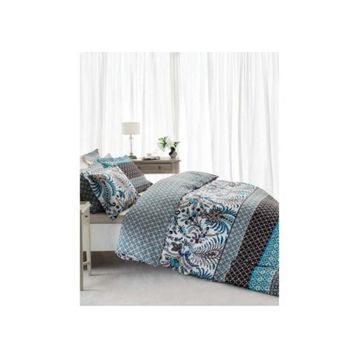 Karaca Home Merlot Bej Saten Çift Kişilik Nevresim Takımı