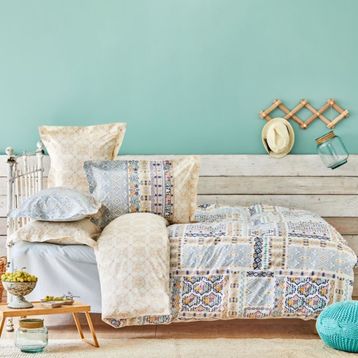 Karaca Home Milo Mavi Çift Kişilik Winter Uyku Seti