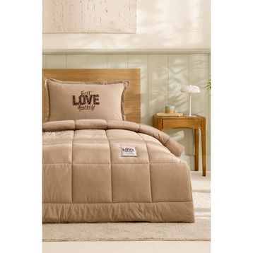 Karaca Home Motto Tek Kişilik Cotton Bej Comfort Uyku Seti