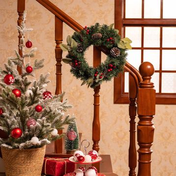 Karaca Home New Year Pine 40 cm Kapı Süsü
